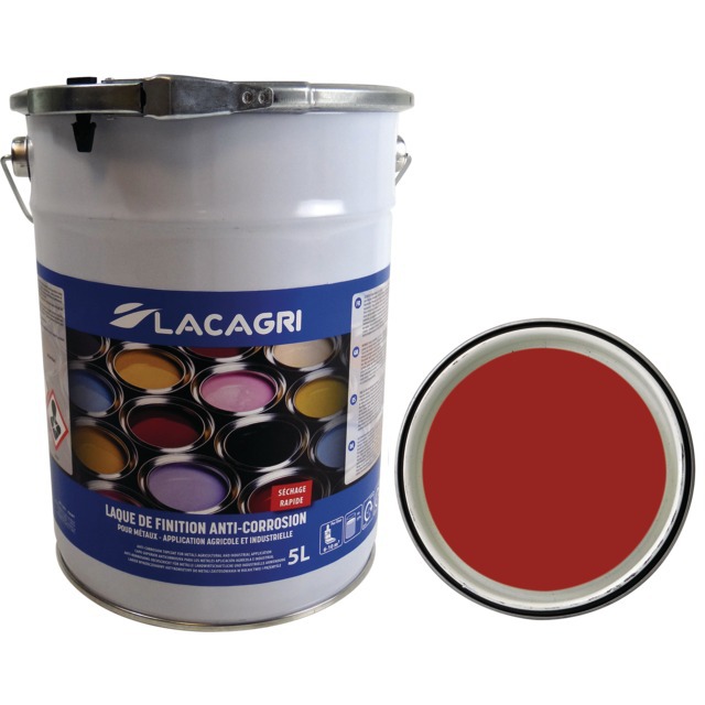 Peinture de Finition Rouge Carmin Promodis Seau 5L Lacagri référence fournisseur 1676609